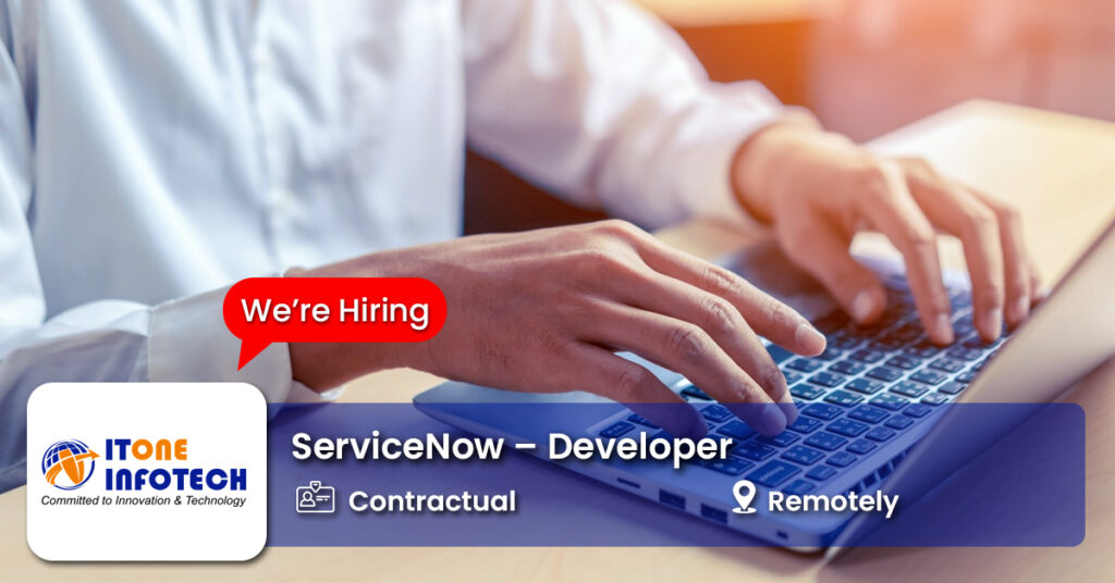 ServiceNow Developer - Job Posting Creative
